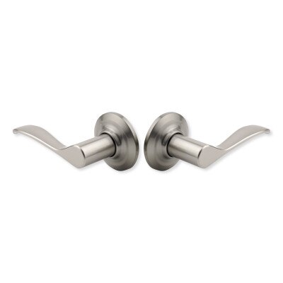 Yale Norwood Lever Passage, Non-Locking, Satin Nickel